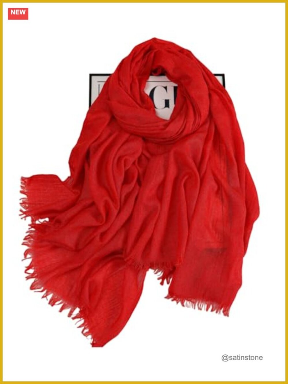 Women's Cotton Blend Oversized Fashion Scarf Shawl Solid Color